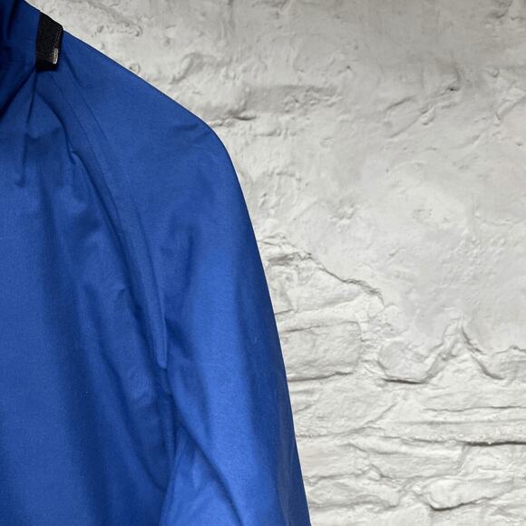 Marmot Mountain Works Gore-Tex Vintage 80s(?) Blue Rain Jacket Parka Large - Picture 3 of 16